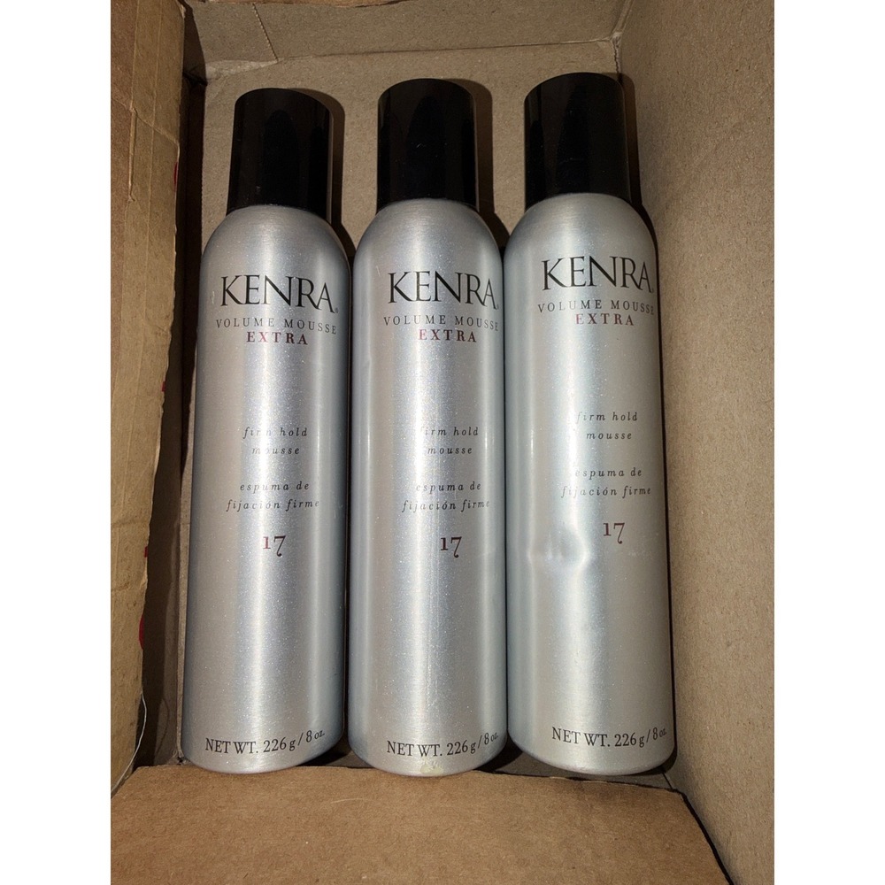 Kenra‎ Volume Mousse Extra 17 Firm Hold Styling Foam 8 oz Each hair care